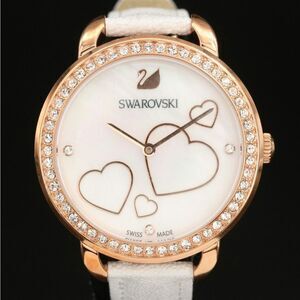 Swarovski Heart Motif Mother-of-Pearl Wristwatch